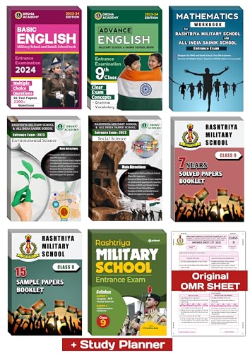 Rashtriya Military School class 9 book Complete Set