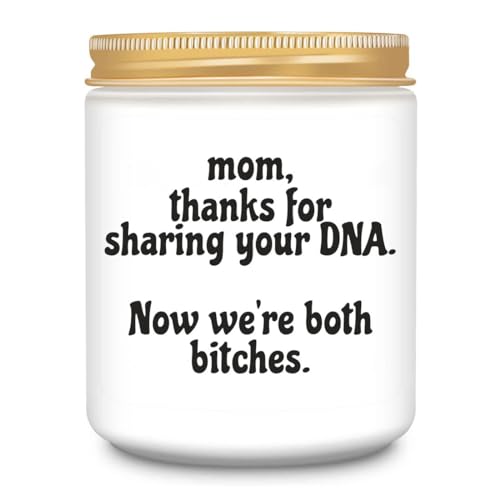 Funny Birthday Gifts for Mom,Mom Gifts from Daughter Son,Unique Mothers Day Thanksgiving Christmas Gift Lavender Scented Candles for Women