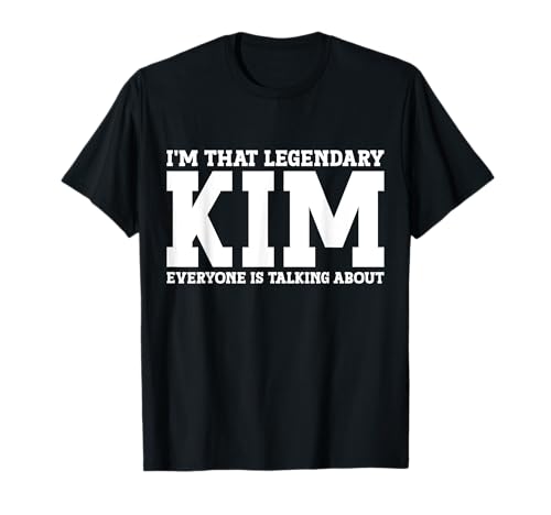 Kim Personal Name First Name Funny Kim T-Shirt
