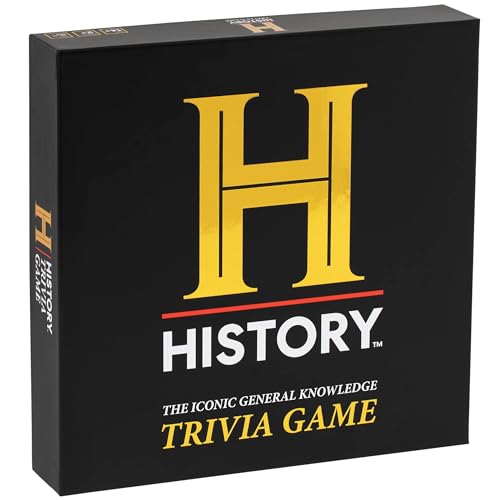 History Channel Trivia Game - 2000+ Fun General Knowledge Questions for Adults, Family and Teens in The Pursuit of Trivial Knowledge - Perfect Party Card Game for Board Game Night with Your Friends