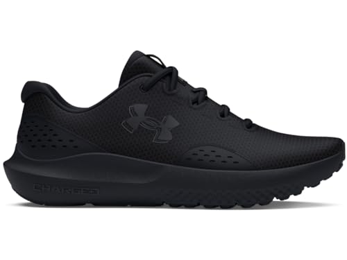 Under Armour Men's Charged Surge 4, (002) Black/Black/Black, 9.5, US