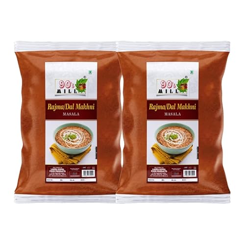 90's MILL Lucknowi Nawabi Dal Makhani/Rajma Masala||Restaurant Style Rajma Dal Makhani Masala||Maharaja Creamy Dal Makhani/Rajma Masala Natural And Fresh Authentic Spice Blend-150Gx2Pk