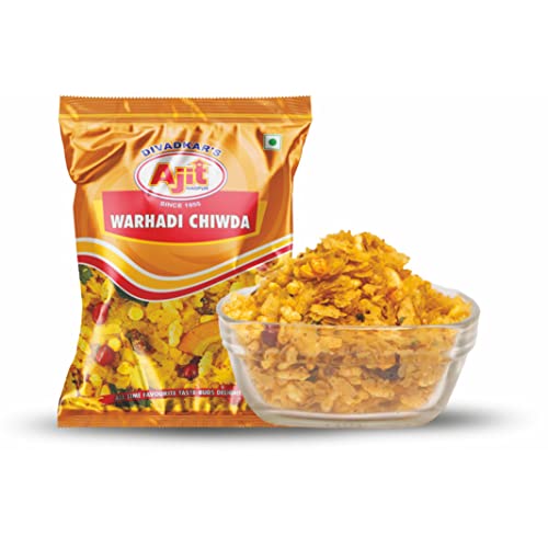 AJIT Namkeen Fresh Warhadi Chiwda 450gm (10pc of 45gm)