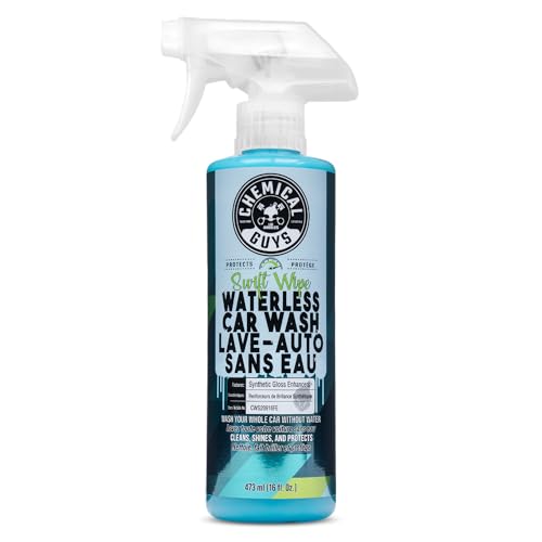 Chemical Guys CWS20916 Swift Wipe Sprayable Waterless Car Wash, Easily Clean - Just Spray & Wipe, Safe for Cars, Trucks, Motorcycles, RVs & More, 16 fl. Oz