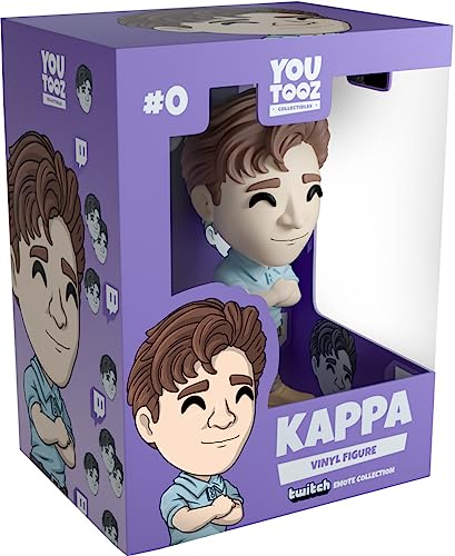 Youtooz Kappa 4.8" Vinyl Figure, Official Licensed Twitch Emote Collectible Collaboration from Twitch Twitch Collection