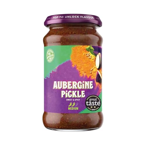 Pataaks Aubergine Brinjal Pickle | A sweet Pickle Made with Aubergines And Spices | 312g | (Pack of 2)