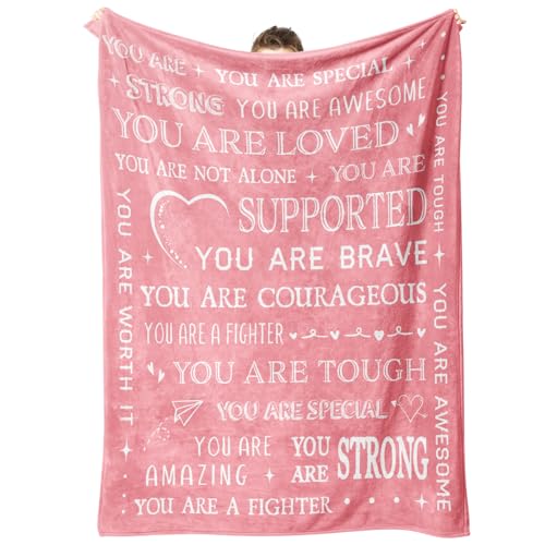 SteadStyle Get Well Soon Gifts for Women – Inspirational Recovery Blanket, Feel Better Gift After Surgery, Thoughtful Present for Friend, Sister, Coworker, or Loved One