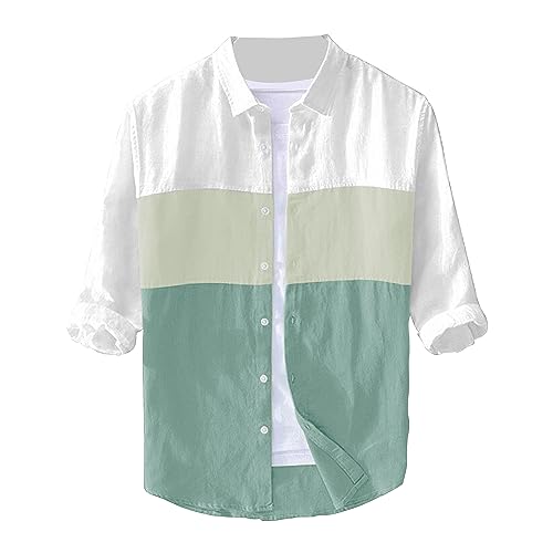 BE ACTIVE Men's Casual 100% Cotton Solid Regular Fit Shirt || Casual Shirts for Men || Men Casual Shirt || Casual Wear Shirts (Cpl0133-1-S) Green
