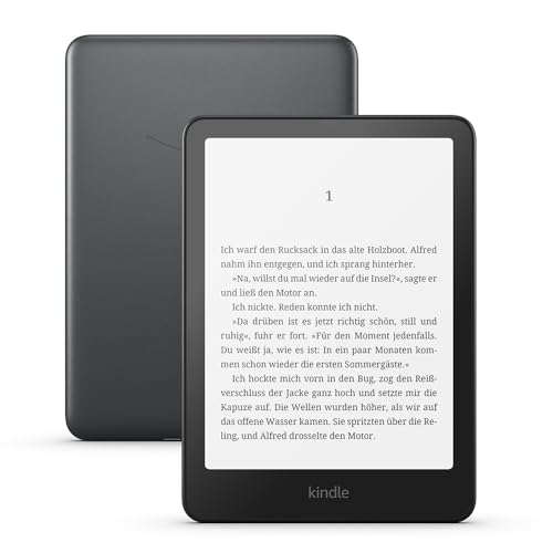 Certified Refurbished Amazon Kindle Paperwhite Signature Edition (32 GB) – Our fastest Kindle with an auto-adjusting front light, wireless charging and weeks of battery life – Metallic Black