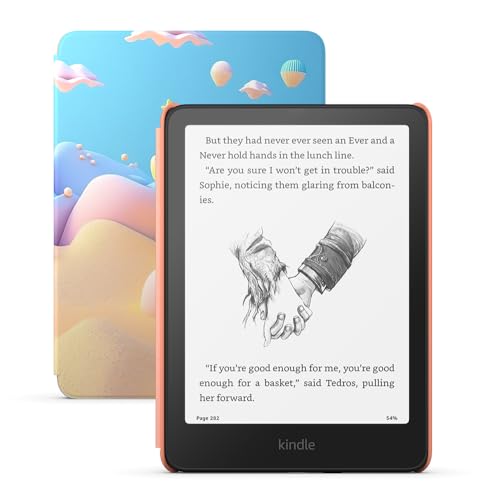 Amazon Kindle Paperwhite Kids (16 GB) – larger 7" glare-free display – Children read more than 45 minutes per day with Kindle – Starfish