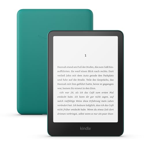 Certified Refurbished Amazon Kindle Paperwhite (16 GB) – Our fastest Kindle ever, with 7" glare-free display and weeks of battery life – With Ads - Jade