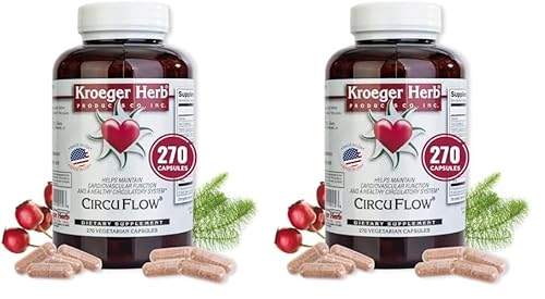 Kroeger Herb Circuflow Capsules, 270 Count (Pack of 2)