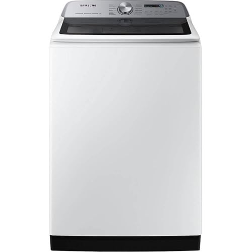 Samsung 5.4 Cu. Ft. Smart Top Load Washer with Active Wave Agitator in White
