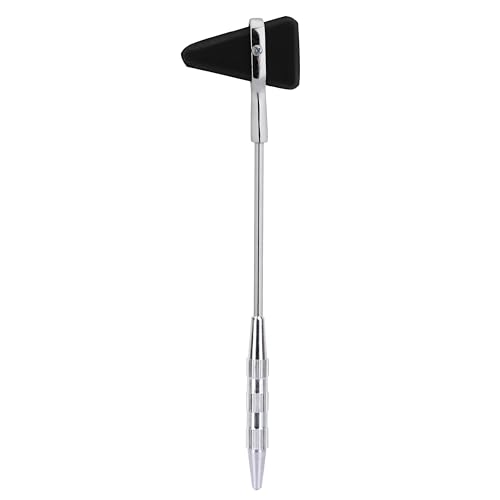 Dr. TORSO Premium Knee Hammer with All Metal body, Triangular head and Brush for Doctors | Neurologists | Medical Students | sigma_1 (Sigma 1)