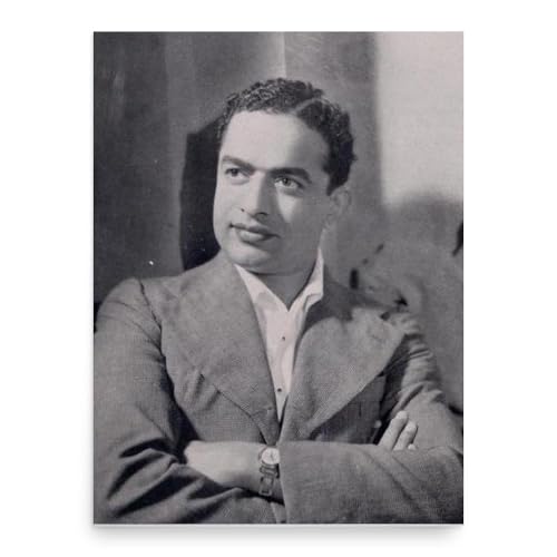 V Shantaram Poster Print - Wall Art for Home Decor Office Living Room Bedroom, No Frame, Large 18"x24"