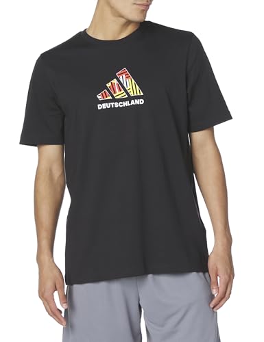 adidas Men's Germany Fan Graphic T-Shirt, Black