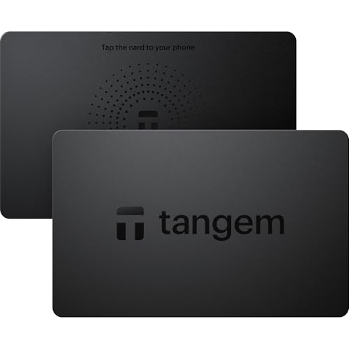 TANGEM Wallet Pack of 2 - Secure Crypto Wallet - Trusted Cold Storage for Bitcoin, Ethereum, NFT's & More Coins - 25 Years Warranty