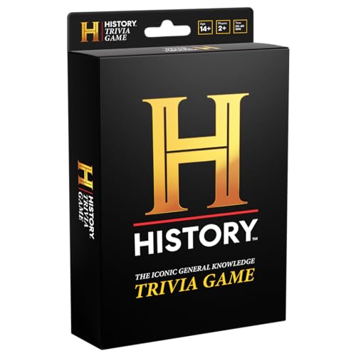 History Trivia Game Tuck Box - Fun General Knowledge Questions for Adults, Family and Teens in The Pursuit of Trivial Knowledge - The Perfect Party Card Game for Board Games Night with Your Group