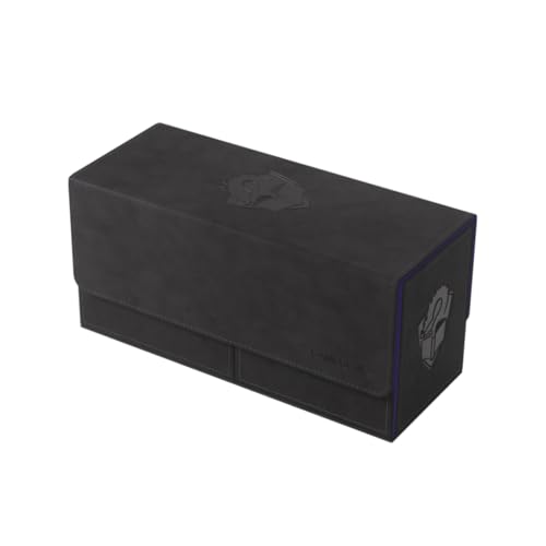 Gamegenic Card Deck Box: The Academic XL – Purple/Purple 133+ CT - Durable and Sturdy TCG, OCG Card Storage – Compatible with MGT, Magic The Gathering, Pokemon, Yugioh, & Star Wars: Unlimited