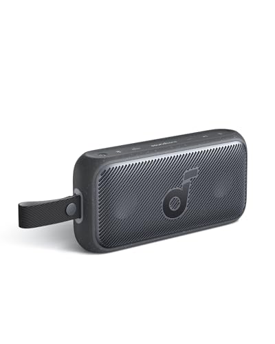 soundcore Motion 300 Hi-Res Bluetooth Lautsprecher mit BassUp, Lautsprecher Boxen Bluetooth mit SmartTune-Technologie, 30W Stereo, Abnehmbarem Gurt, IPX7 Wasserschutz(Generalüberholt)