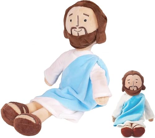 Leokawin Jesus Plush Toy, My Friend Jesus Stuffed Doll, Savior Plush Christian Classic Religious Jesus Plush Doll, Savior Plush Religious Figures Home Easter Decoration