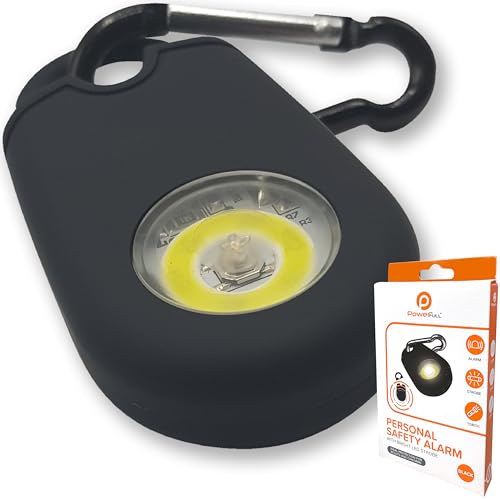 PowerFull Personal Safety Alarm for Women, Rape Alarm, Self Defense Keychain, Panic Alarm forLadies, Safety Keychain for Women UK Legal, Attack Alarms for Ladies, Police-Approved Personal Alarms UK