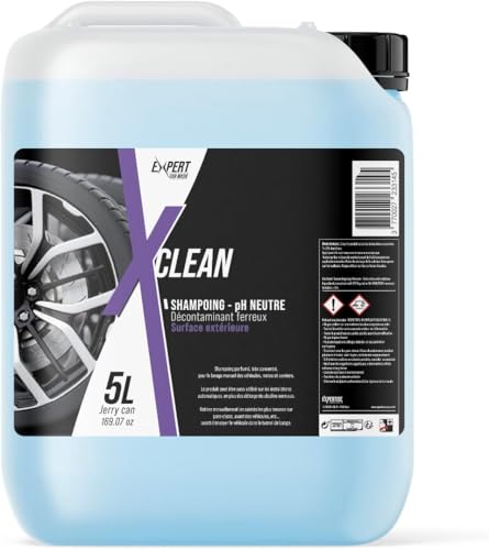 Shampoing voiture pH Neutre 5L - Décontaminant ferreux – Élimine efficacement les saletés et respecte les surfaces – Produit nettoyage voiture concentré - Fabriqué en Italie