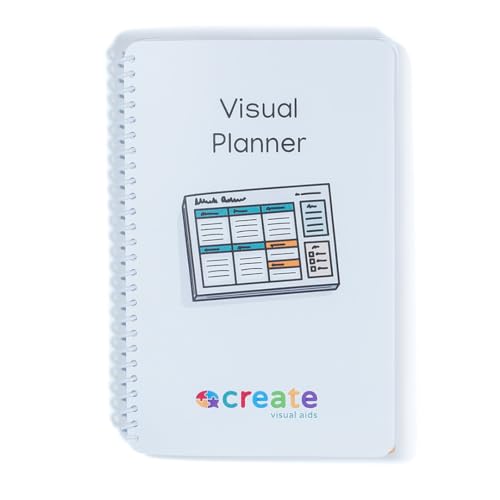 Visual Planner by Create Visual Aids Weekly Planner & Daily Planner for Adults with Visual Symbols for dementia, autism, visual timetable