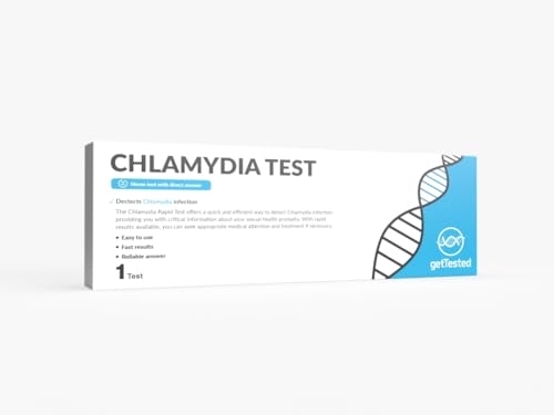 getTested at Home STI Chlamydia at-Home Rapid Test (1 Test) for Both Men (Urine) and Women (Swab) Offers a Quick and efficient Way to detect Chlamydia Infection.