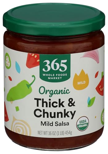 365 by Whole Foods Market, Organic Thick & Chunky Mild Salsa, 16 Ounce