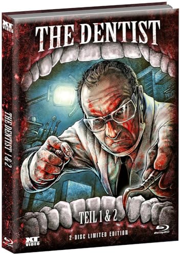 The Dentist I & II - Zahnarzt des Schreckens ( 1996 + 1998 ) - Mediabook wattiert - Limited 666er Blu-Ray Edition