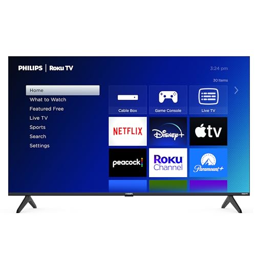 Philips Roku TV 32" FHD 1080p LED-LCD Smart TV (32PFL6573/F6), Alexa Compatible