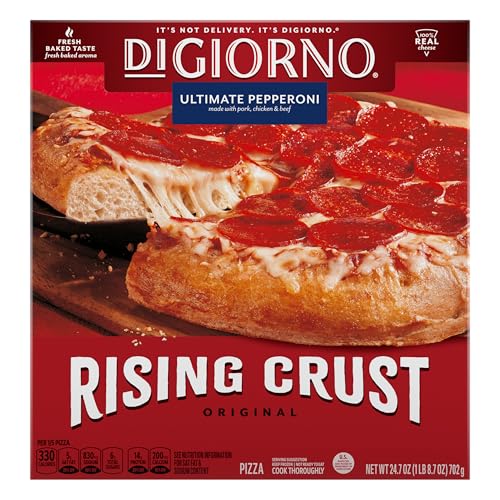 Digiorno Frozen Pizza, Rising Crust Pepperoni Pizza, 24.7Oz (Frozen) 24.7 oz