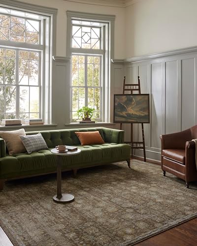 Loloi Magnolia Home by Joanna Gaines Mona Collection MOA-03 BARK/Natural 7'-6" x 10' Area Rug