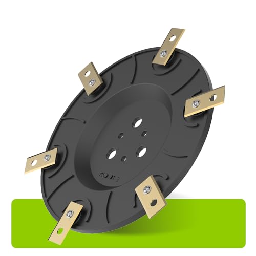 Evenlinkics mähroboter zubehör 1 Messerscheibe，6 Rasen Rakel, mähroboter messerteller,Kompatibel mit Worx S&M(bis BJ 2020),Landxcape,Kress und Einhell Mähroboter.