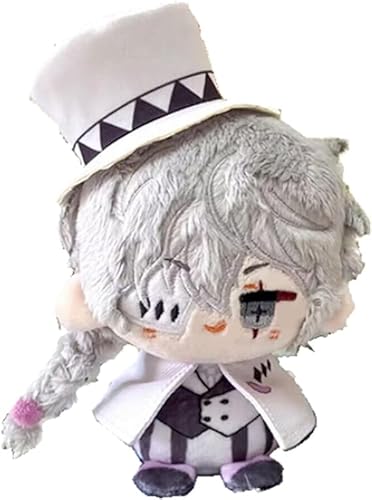 KILA MILA Anime Plush Doll Dazai Osamu Nakahara Chuuya Edogawa Rampo Mini Pendant Keychain Cute Toy Kids Gift(Nikolai Gogol)