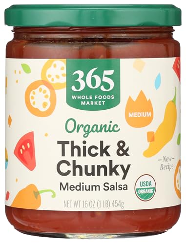 365 by Whole Foods Market, Organic Thick & Chunky Medium Salsa, 16 Ounce