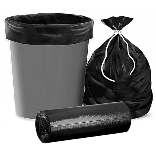 BENAVJI Garbage Bags Medium 90 Pcs I 30 Pcs x Pack of 3 Rolls | 19 x 21 Inch | Dustbin Bags,Trash Bags,Dustbin Covers for daily Wet and Dry Waste (Black Color) (3)