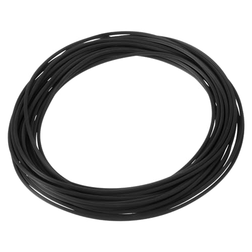 uxcell Screen Spline, 0.12" x 25ft Round Window Screen Repair Retainer Spline for Door Window Screens Replacement, Black