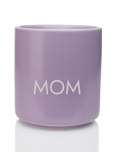 Giftandprint Lavender Mom Ohne Henkel Tasse Geschenke für Mama Tasse mit Spruch Kaffeebecher ohne Henkel minimalistische Kaffeebecher Keramik, 250 ml