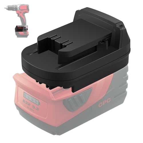 DEWDYS Adapter for Hilti to M18 Battery,for Hilti 22V B22 Li-ion to Battery Convert to for Milwaukee 18V M18 Battery,Power for Milwaukee 18Volt M18 Cordless Drill/Driver Power Tools