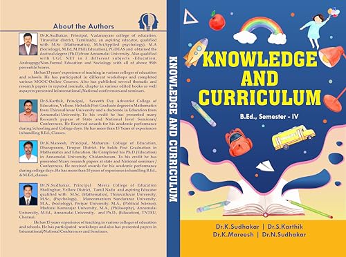KNOWLEDGE AND CURRICULUM : B.Ed., Semester - IV (English Edition)