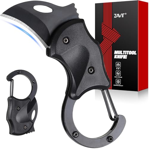 Gifts for Men Dad Brother, Christmas Stocking Stuffers, Small Keychain, EDC Gadgets for Everyday Carry, Gifts Idea for Men, Unique Gift for Camping Fishing Hiking, Dad Stocking Stuffers