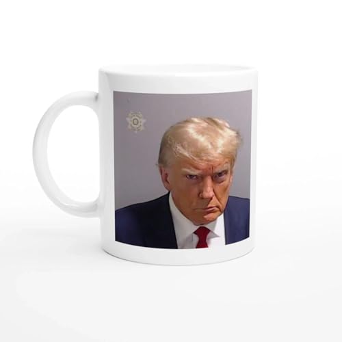 MUGSMAFIA Donald Trump Mugshot Coffee Mug USA 2024 Printed Coffee and Tea Ceramic Mug- 11OZ Ceramic Coffee Mug 2987