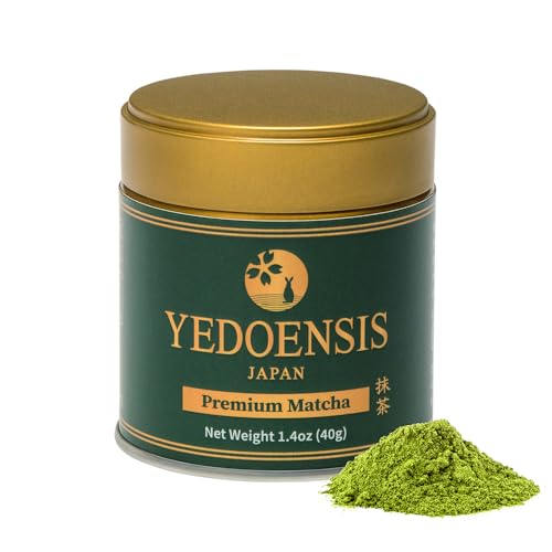 YEDOENSIS Premium Matcha - Organic Authentic Japanese Green Tea Matcha Powder (40g)