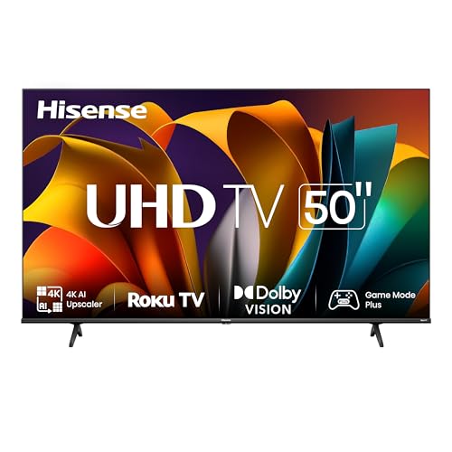 Hisense 50R63N-50 inch 4K UHD HDR LED Roku Smart TV-2024