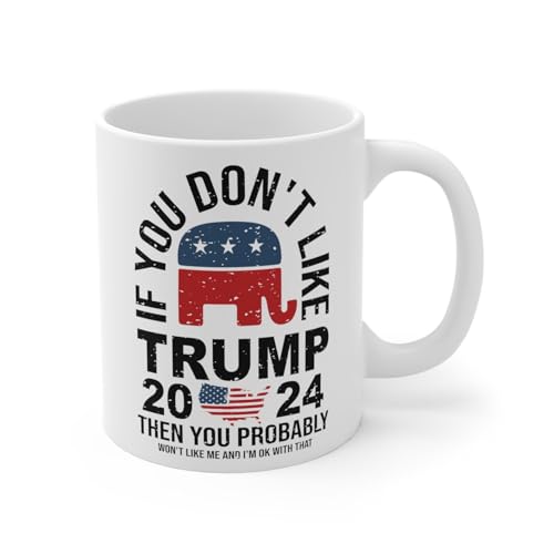 Donald Trump Coffee Mug 2024 Make America Great Again 11oz White Ceramic Cup Printed Coffee and Tea Ceramic Mug- 320 ML Ceramic Coffee Mug 4721