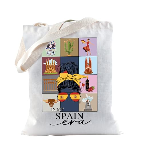 TSOTMO Spain Gift Spain Lovers Gift Travel To Spain Bag Spain Spanish Gift Spain Moving Gift Spain Travel Honeymoon Bag (Spain ERA)