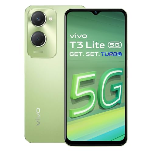 Vivo T3 Lite 5G Smartphone (Vibrant Green, 6GB Ram 128GB Storage)