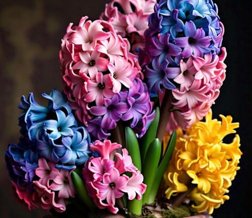 Gebdinsh Garden® Imported Hyacinth Flower Bulbs For Your Garden (Pack Of 5 Bulbs)